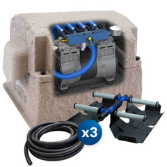 AirMax PS40 Aeration System With Airline And 3 Diffusers - 115V Shop For Large Ponds AirMax   