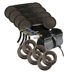 Sentinel 3/4 HP Rocking Piston Aeration System with 4 Diffusers Shop For Large Ponds Easy Pro   