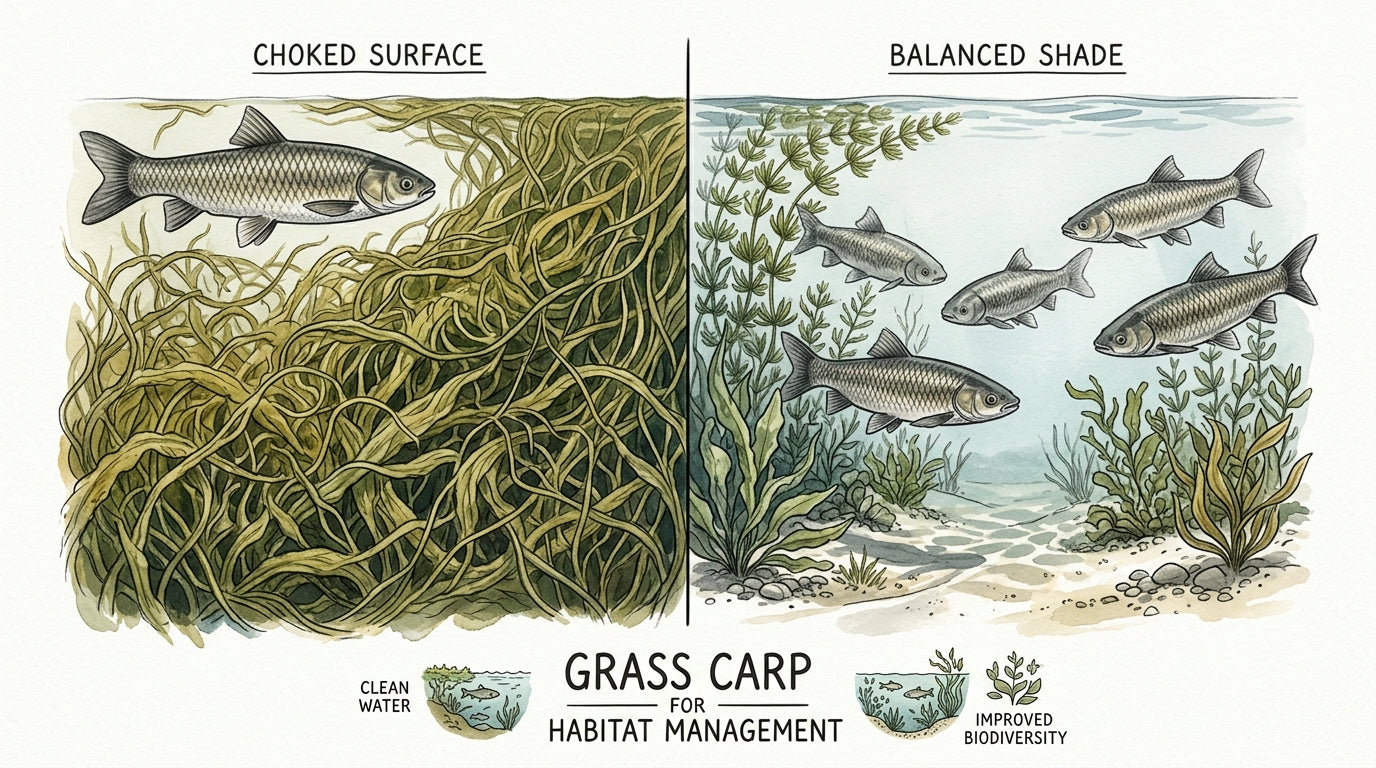 Grass Carp For Habitat Management | American Aeration