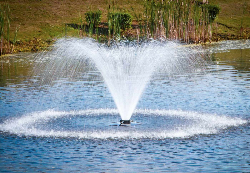 scott aerating pond fountain