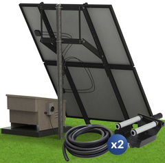 Airmax SolarSeries Battery Supported Pond Aerator  American Aeration   