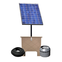 Solaer® 1.1+ Solar Aerator With Battery Backup Pond Aerators Keeton   